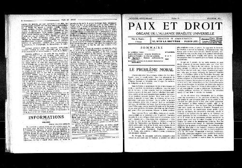 Paix et Droit.  (01/12/1932)